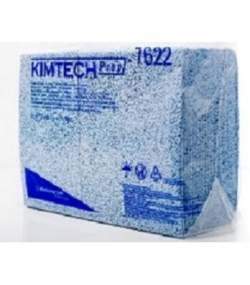 7622 Салфетки Kimberly-Klark протирочные, синие, 38х49см, уп. 35 шт.