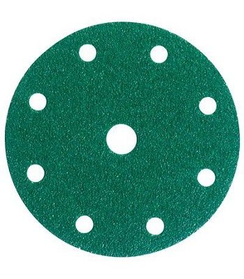 00315 Абразивный круг 3М, зеленый, 9 отверстий,  D 150 мм, P80