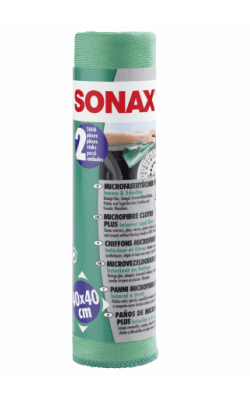 416541 SONAX Салфетки из микрофибры для салона и стекла