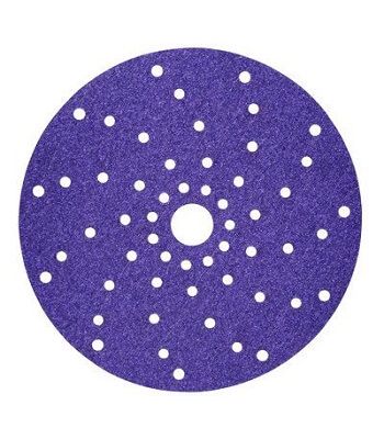 51423 Абразивный круг 3М Cubitron II, фиолетовый, 51 отв., 737U, D 150 мм, P220