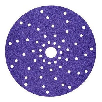 51422 Абразивный круг 3М Cubitron II, фиолетовый, 51 отв., 737U, D 150 мм, P180