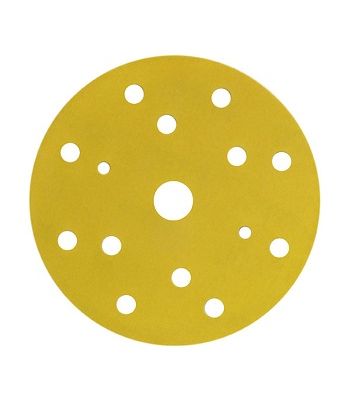 50453 Абразивный круг 3М, золотой, 15 отверстий, D 150 мм, P400