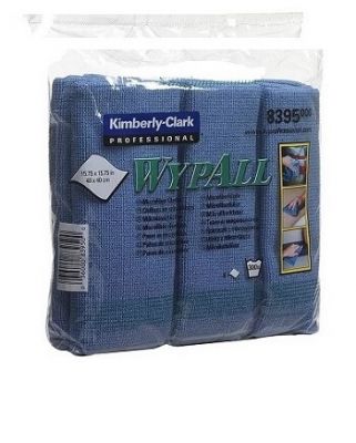 8395 Kimberly Clark WYPALL салфетка полировальная из микрофибры синяя