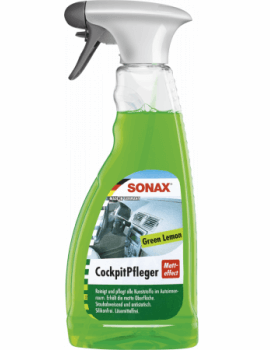 358241 SONAX Очиститель - полироль для пластика триггер "Матовый эффект Лимон" 0,5 л
