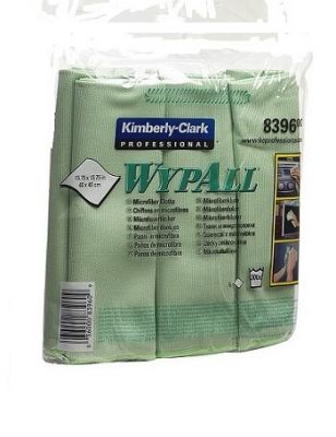8396 Kimberly Clark WYPALL салфетка полировальная из микрофибры зеленая